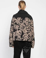 Reversible Embroidered Peacoat