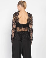 Lace Bow Bodice