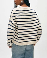 Stripe Crewneck