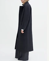 Double-Breasted Wool Coat