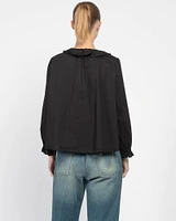 Poplin Collar Top