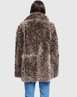 Milky Way Shearling Coat