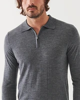 PATRICK ASSARAF 1/4 Zip Polo