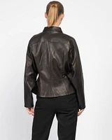 Fitted Leather Jacket