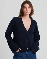 Nano Cashmere Relax Cardigan