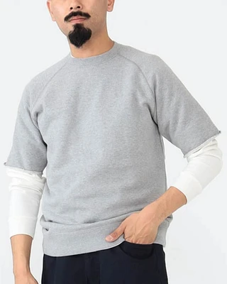 Cut-Off Short Sleeves Sweatshirt