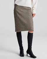 Cara Houndstooth Skirt