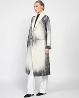 Marmo Effect Long Coat