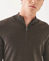 1/4 Zip Mock Sweater