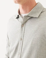 Overdye Button Front Shirt