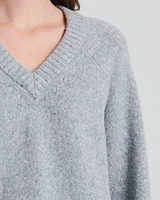 Crop V-Neck Sweater