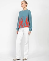 FB X Sylvie Fleury Round Neck sweater