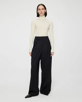 Wide Leg Tailored Trousers