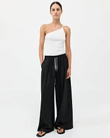 Wool Drawstring Pants