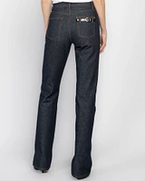 Straight Leg Denim Pants