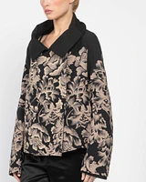 Reversible Embroidered Peacoat