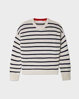 Stripe Crewneck