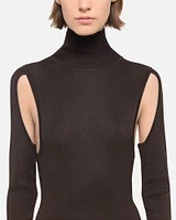 Air Turtleneck Dress