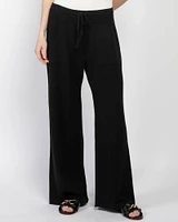 Straight Knit Wide Pants