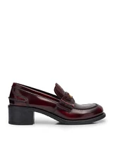 Heeled Penny Loafers