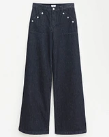 Loose Button Jeans