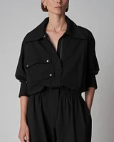 Wide Collar Jumpsuit