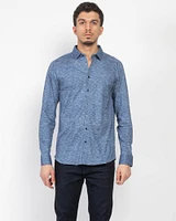 Long Sleeve Print Shirt