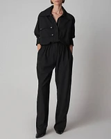 Wide Collar Jumpsuit