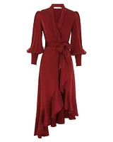 Silk Wrap Dress