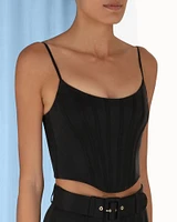 Silk Corset Top