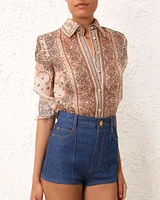 Matchmaker Tie Neck Blouse