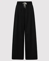 Wool Drawstring Pants