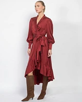 Silk Wrap Dress