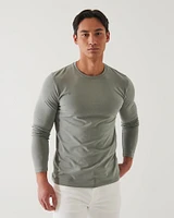 Long Sleeve Stretch Crew Tee