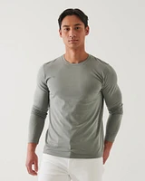 Long Sleeve Stretch Crew Tee