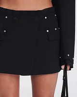 Riveted Blazer Skirt