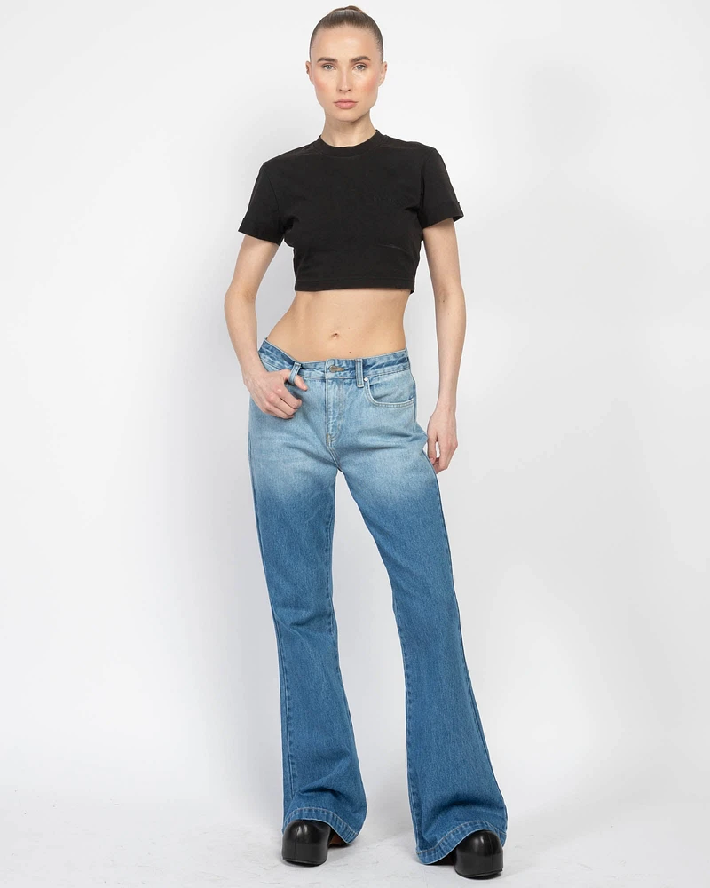 Faded Bootcut Jeans