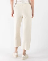 Wide Leg Cropped Sweatpants