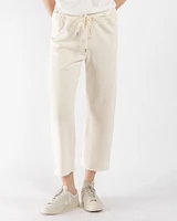 Wide Leg Cropped Sweatpants