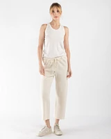 Wide Leg Cropped Sweatpants