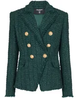 6-Button Tweed Jacket