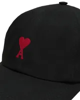 Red Ami De Coeur Embroidery Cap