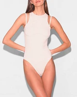 Strappy Ribbed Bodysuit