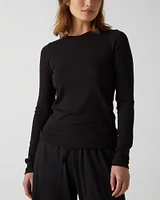 Modal Rib Long Sleeve