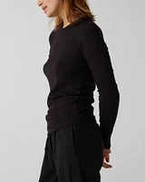 Modal Rib Long Sleeve