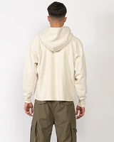 Raw Crop Hoodie