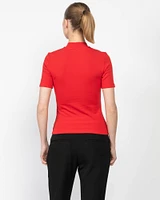 6 Button Stretch T-Shirt