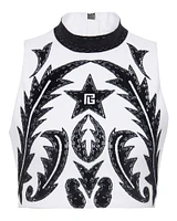 Baroque Jersey Top