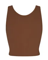 Cropped Scoop Tank