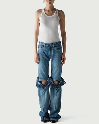 Open Knee Jeans